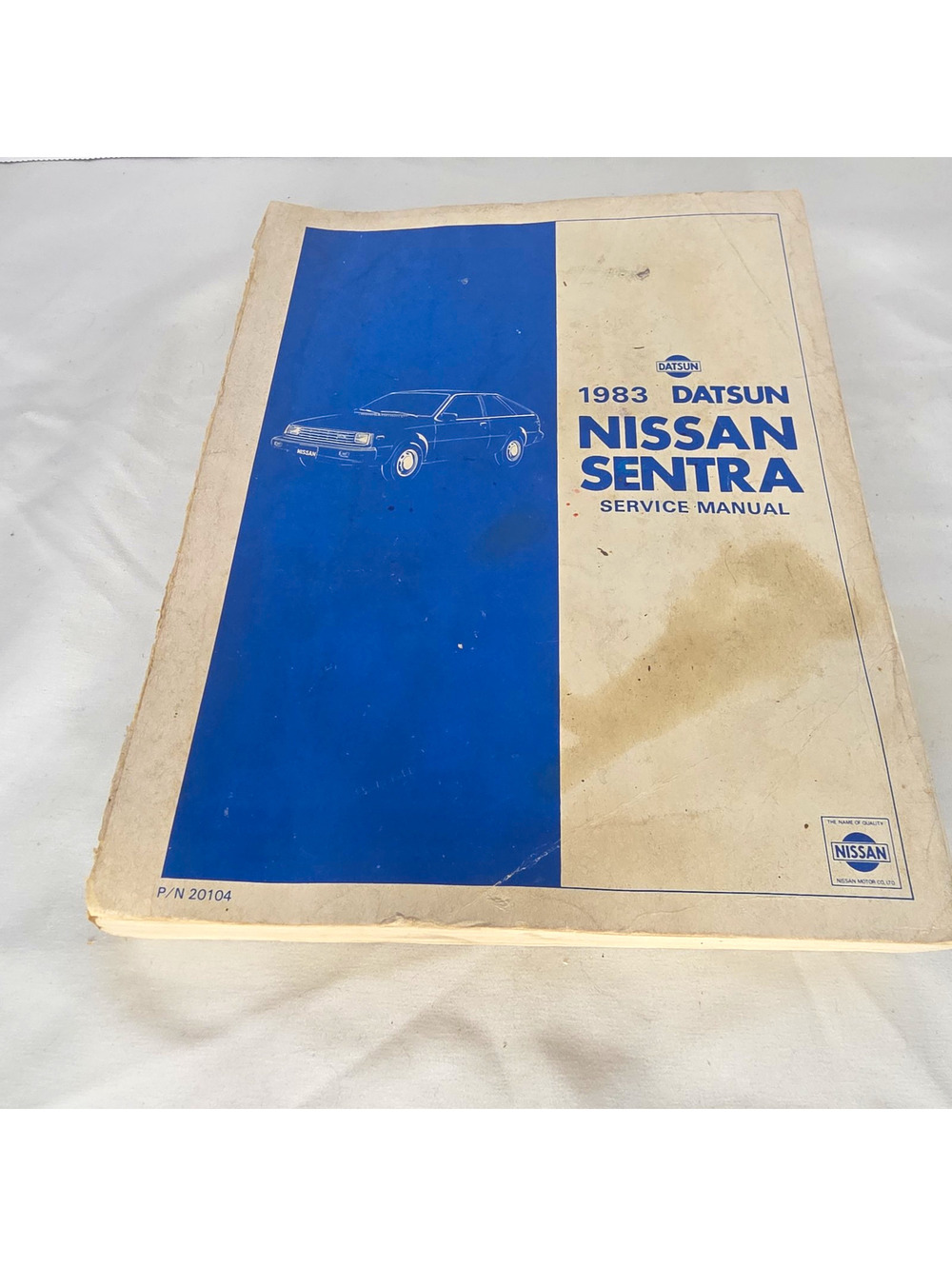 1983 Datsun Nissan Sentra OEM Service Shop Repair Manual SM3E-0B11U0